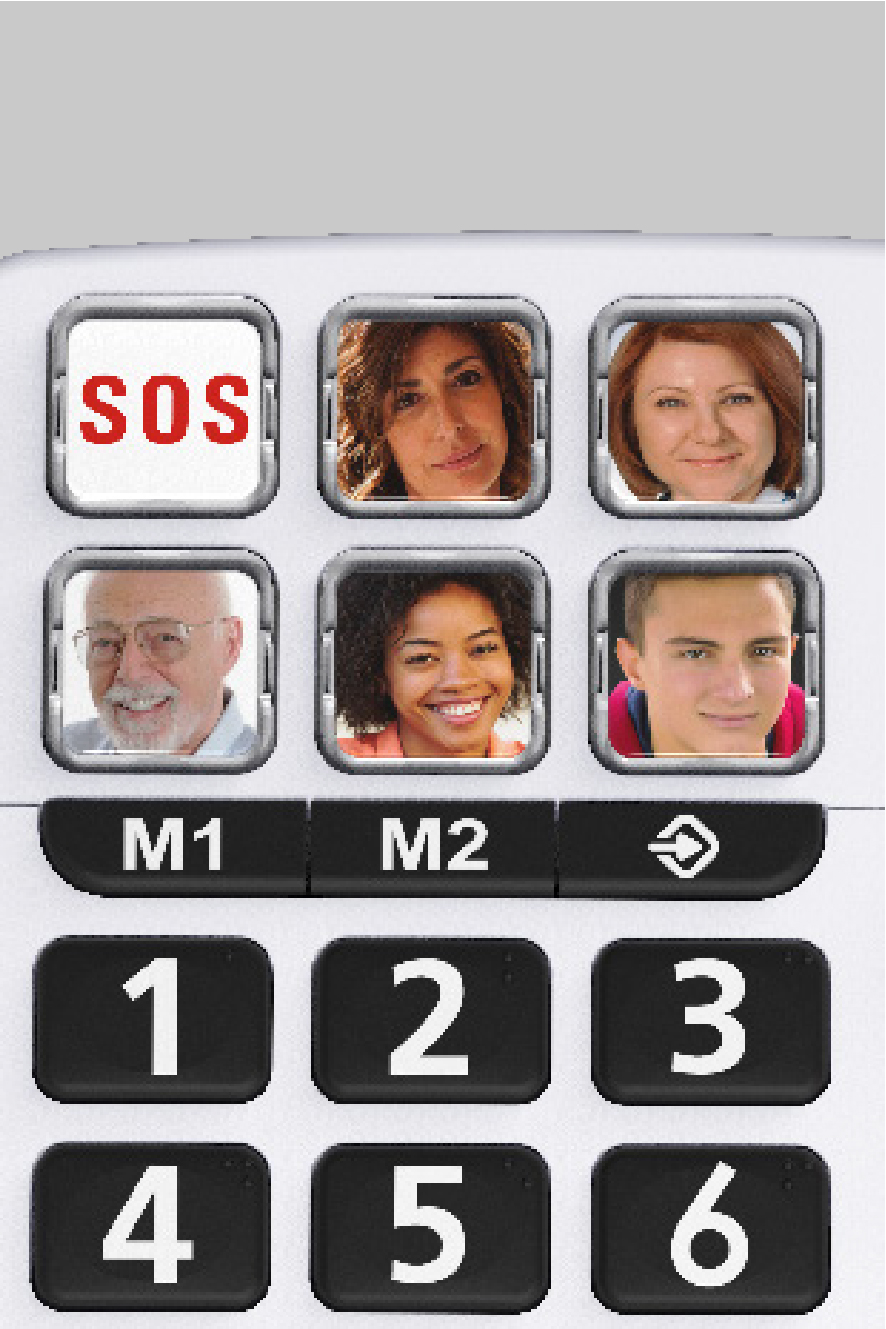 Ενσύρματο Τηλέφωνο για Ηλικιωμένους με Ανοιχτή Ακρόαση, Μεγάλα Κουμπιά & Σύστημα Braille Ενσύρματο Τηλέφωνο για Ηλικιωμένους με Ανοιχτή Ακρόαση, Μεγάλα Κουμπιά & Σύστημα Braille