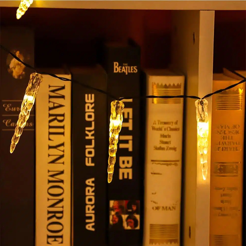 Εντυπωσιακά Χριστουγεννιάτικα Λαμπάκια Ρεύματος - Κρύσταλλοι 50 LED Θερμού Λευκού Φωτισμού Εντυπωσιακά Χριστουγεννιάτικα Λαμπάκια Ρεύματος - Κρύσταλλοι 50 LED Θερμού Λευκού Φωτισμού