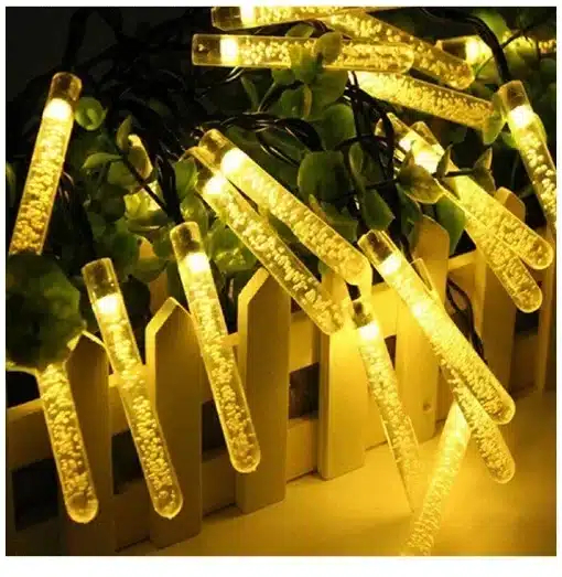 Εντυπωσιακά Χριστουγεννιάτικα Λαμπάκια Ρεύματος - Κρύσταλλοι 50 LED Θερμού Λευκού Φωτισμού Εντυπωσιακά Χριστουγεννιάτικα Λαμπάκια Ρεύματος - Κρύσταλλοι 50 LED Θερμού Λευκού Φωτισμού