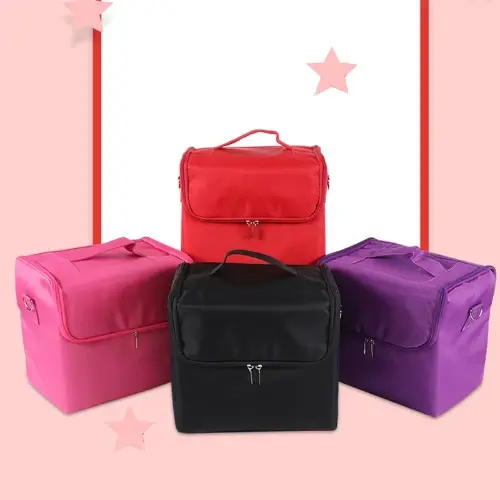 Επαγγελματική Αδιάβροχη Τσάντα Καλλυντικών με Ιμάντα Ώμου – Κόκκινη Επαγγελματική Αδιάβροχη Τσάντα Καλλυντικών με Ιμάντα Ώμου – Κόκκινη