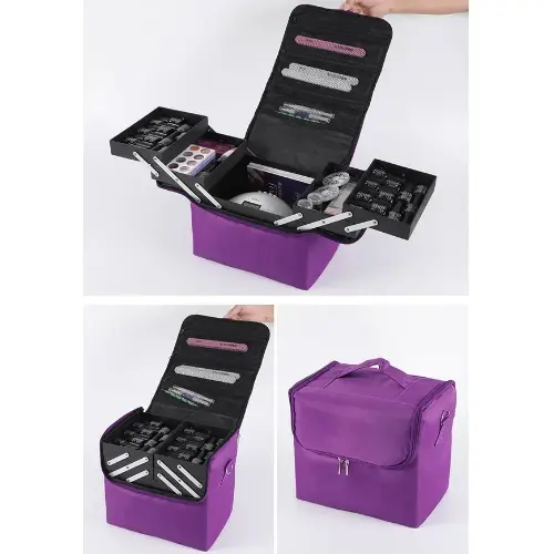 Επαγγελματική Αδιάβροχη Τσάντα Καλλυντικών με Ιμάντα Ώμου – Κόκκινη Επαγγελματική Αδιάβροχη Τσάντα Καλλυντικών με Ιμάντα Ώμου – Κόκκινη