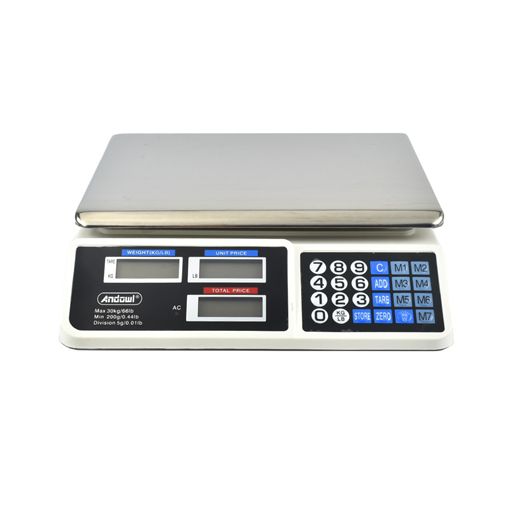 Επαγγελματική Ηλεκτρονική Ζυγαριά με Ικανότητα Ζύγισης 30kg και Υποδιαίρεση 200gr Andowl ACS-809 Επαγγελματική Ηλεκτρονική Ζυγαριά με Ικανότητα Ζύγισης 30kg και Υποδιαίρεση 200gr Andowl ACS-809