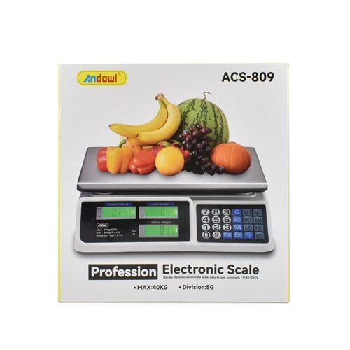 Επαγγελματική Ηλεκτρονική Ζυγαριά με Ικανότητα Ζύγισης 30kg και Υποδιαίρεση 200gr Andowl ACS-809 Επαγγελματική Ηλεκτρονική Ζυγαριά με Ικανότητα Ζύγισης 30kg και Υποδιαίρεση 200gr Andowl ACS-809