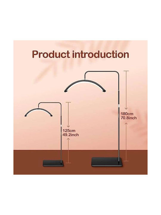 Επαγγελματική Λάμπα-Φωτιστικό Δαπέδου Half Moon Lamp με Θερμό Λευκό Φως και 3 Επίπεδα Φωτεινότητας Επαγγελματική Λάμπα-Φωτιστικό Δαπέδου Half Moon Lamp με Θερμό Λευκό Φως και 3 Επίπεδα Φωτεινότητας