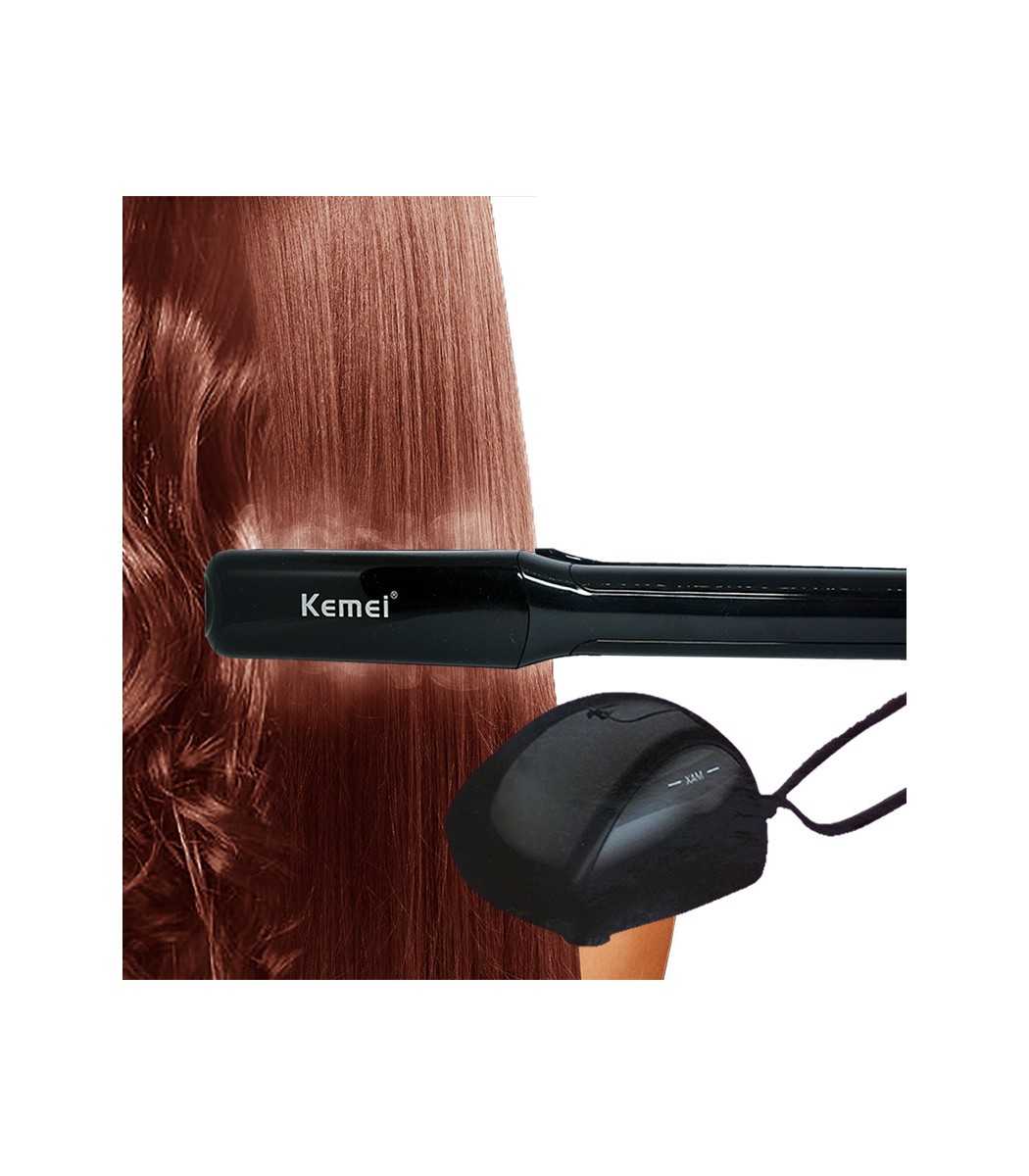 Επαγγελματική Πρέσα Μαλλιών Kemei με Ψηφιακή Οθόνη και Ρυθμιζόμενη Θερμοκρασία με Ατμό Επαγγελματική Πρέσα Μαλλιών Kemei με Ψηφιακή Οθόνη και Ρυθμιζόμενη Θερμοκρασία με Ατμό