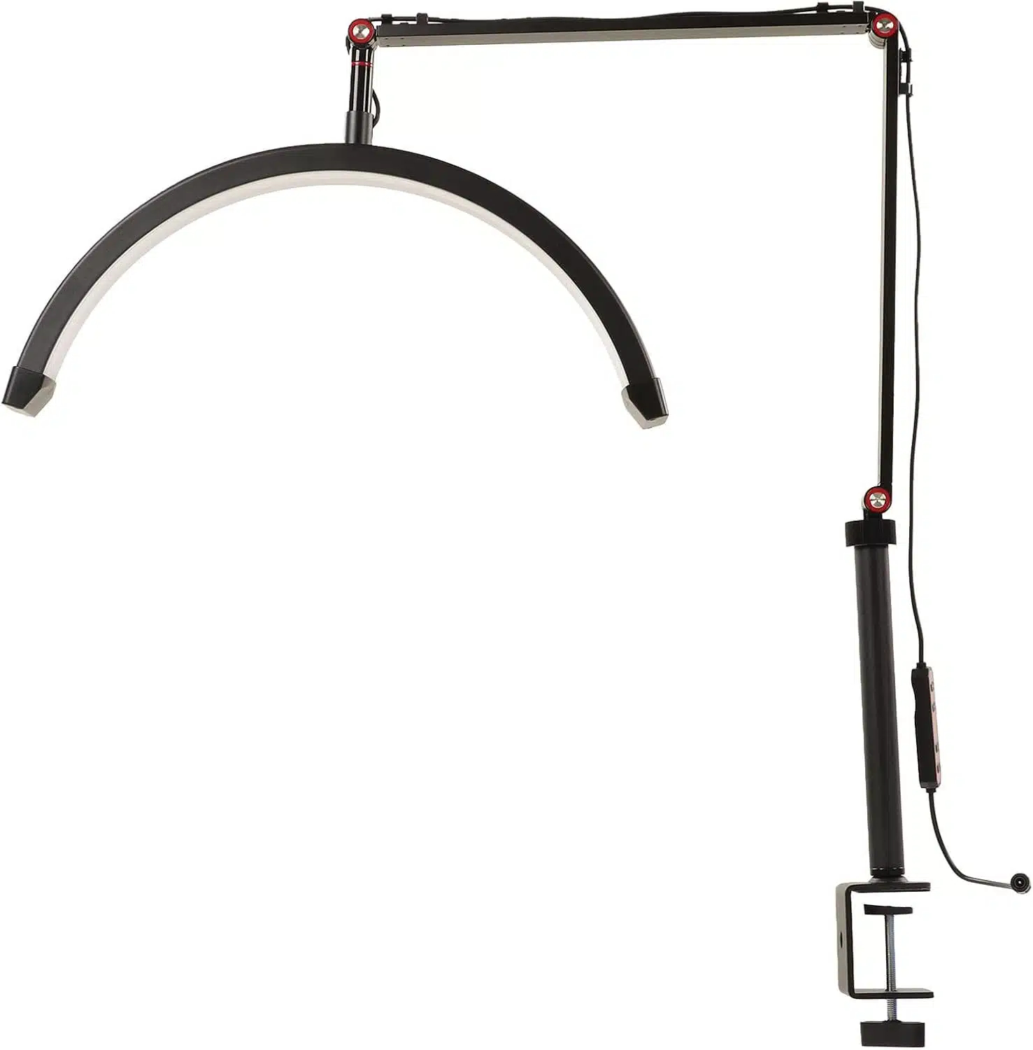 Επαγγελματικό Επιτραπέζιο Φωτιστικό Μισοφέγγαρο με Βάση Στήριξης Επεκτεινόμενο με Δυνατότητα Περιστροφής 360° Επαγγελματικό Επιτραπέζιο Φωτιστικό Μισοφέγγαρο με Βάση Στήριξης Επεκτεινόμενο με Δυνατότητα Περιστροφής 360°