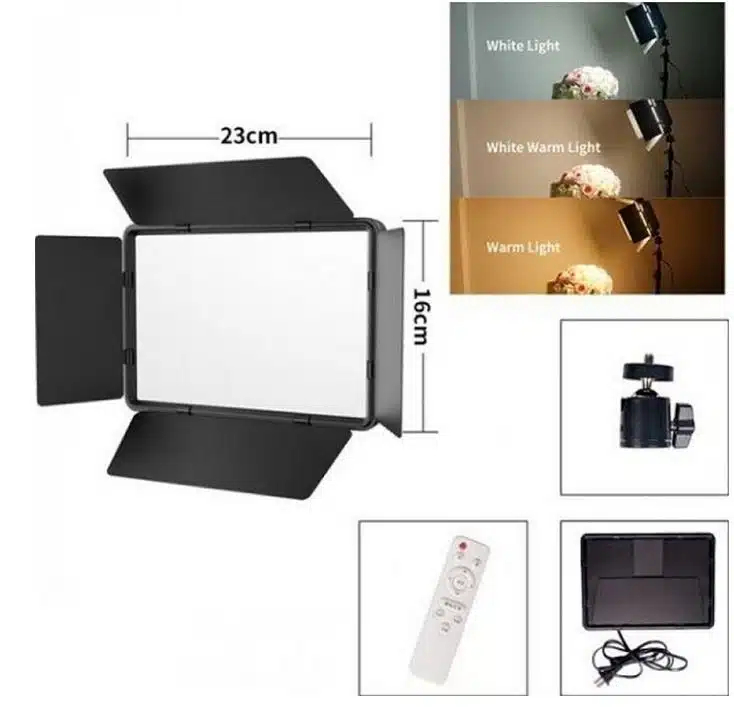 Επαγγελματικό Φορητό Φωτιστικό 80w 3000K-6500K με Ρυθμιζόμενη Φωτεινότητα για Επαγγελματικές Φωτογραφίσεις σε Μαύρο Χρώμα Επαγγελματικό Φορητό Φωτιστικό 80w 3000K-6500K με Ρυθμιζόμενη Φωτεινότητα για Επαγγελματικές Φωτογραφίσεις σε Μαύρο Χρώμα