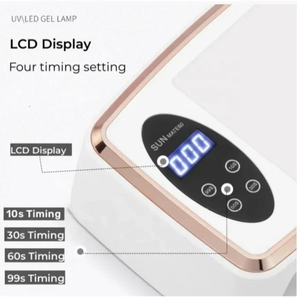 Επαγγελματικό Φορητό Φουρνάκι Νυχιών UV - LED 380W με Χρονοδιακόπτη Sun Mate 60 Επαγγελματικό Φορητό Φουρνάκι Νυχιών UV - LED 380W με Χρονοδιακόπτη Sun Mate 60