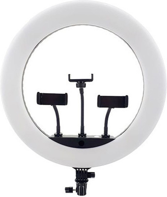 Επαγγελματικό Φωτιστικό Ring Light 34εκ. με Βάσεις για Κινητό και Χειριστήριο Επαγγελματικό Φωτιστικό Ring Light 34εκ. με Βάσεις για Κινητό και Χειριστήριο