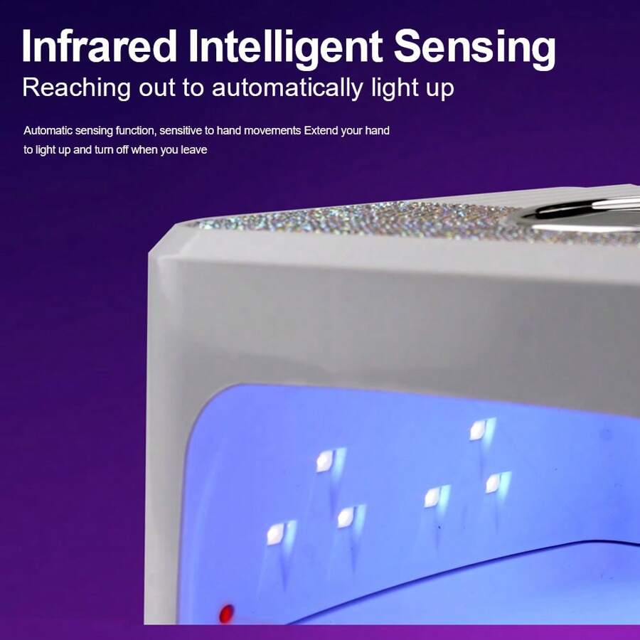 Επαγγελματικό Φουρνάκι Νυχιών UV LED 268W με Στρας Επαγγελματικό Φουρνάκι Νυχιών UV LED 268W με Στρας