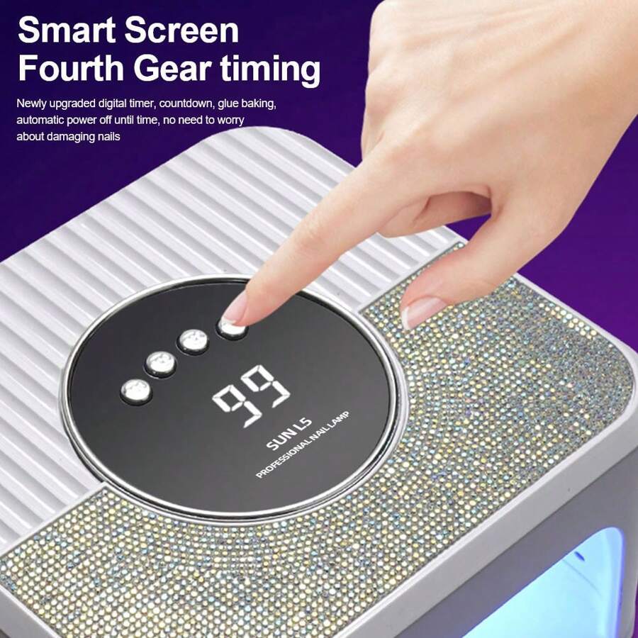 Επαγγελματικό Φουρνάκι Νυχιών UV LED 268W με Στρας Επαγγελματικό Φουρνάκι Νυχιών UV LED 268W με Στρας