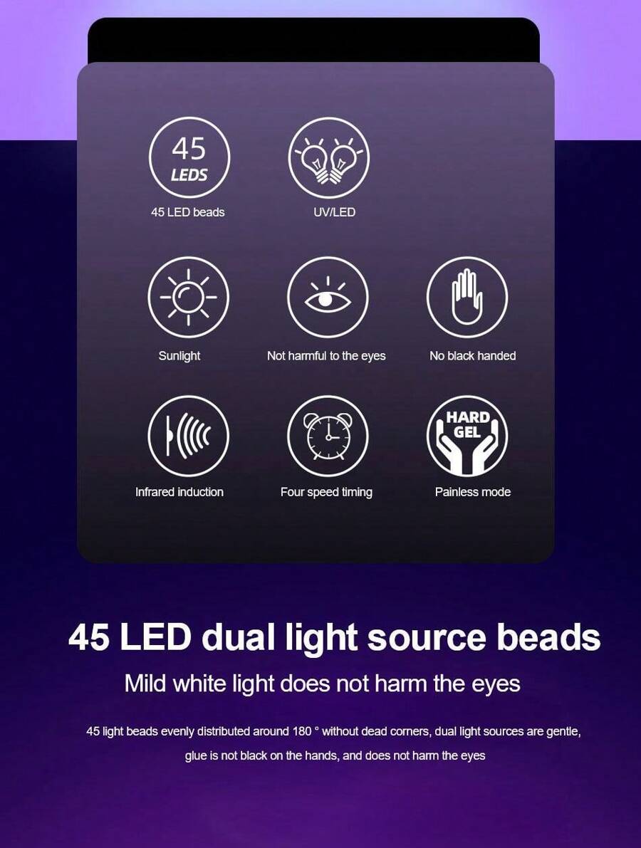 Επαγγελματικό Φουρνάκι Νυχιών UV LED 268W με Στρας Επαγγελματικό Φουρνάκι Νυχιών UV LED 268W με Στρας