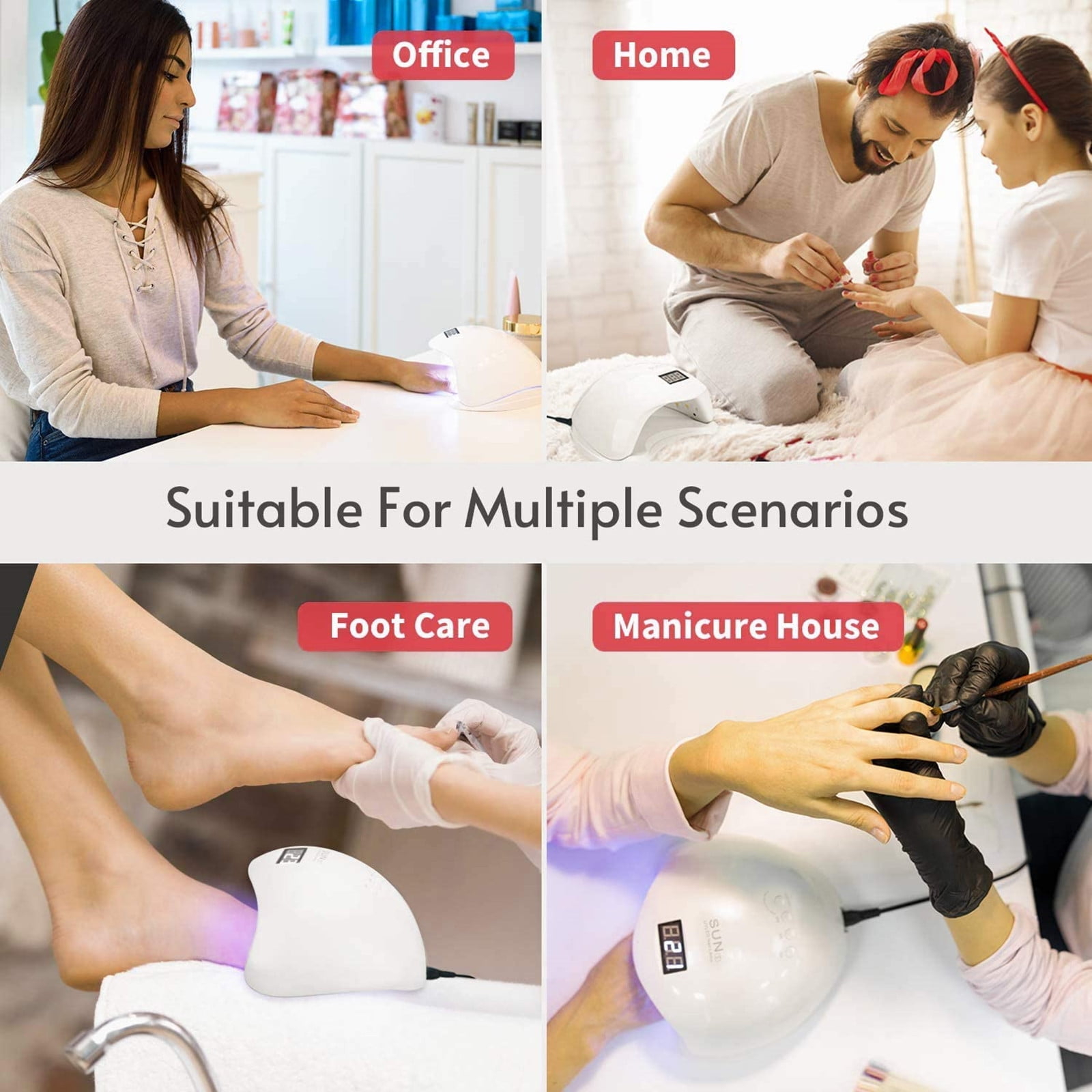 Επαγγελματικό Φουρνάκι Νυχιών UV LED με 4 Επιλογές Χρονοδιακόπτη, Αισθητήρα Κίνησης & Αποσπώμενη Βάση - Sun One Επαγγελματικό Φουρνάκι Νυχιών UV LED με 4 Επιλογές Χρονοδιακόπτη, Αισθητήρα Κίνησης & Αποσπώμενη Βάση - Sun One