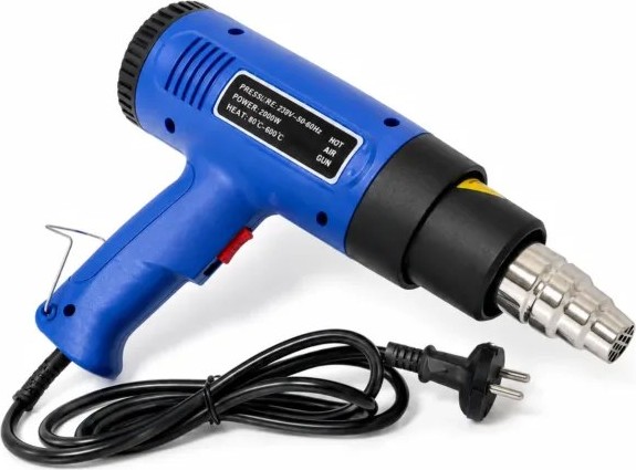 Επαγγελματικό Πιστόλι Θερμού Αέρα 2000W – Ρύθμιση Θερμοκρασίας 50°C-600°C | Εργαλείο Αποκόλλησης & Συγκόλλησης, Μπλε Επαγγελματικό Πιστόλι Θερμού Αέρα 2000W – Ρύθμιση Θερμοκρασίας 50°C-600°C Εργαλείο Αποκόλλησης & Συγκόλλησης, Μπλε