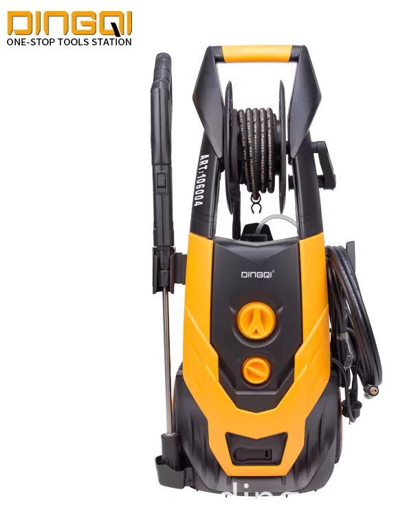 Επαγγελματικό Πλυστικό Μηχάνημα Υψηλής Πίεσης Dingqi -2500W 195Bar - Κίτρινο, Μαύρο Επαγγελματικό Πλυστικό Μηχάνημα Υψηλής Πίεσης Dingqi -2500W 195Bar - Κίτρινο, Μαύρο