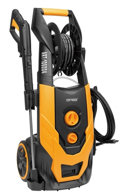 Επαγγελματικό Πλυστικό Μηχάνημα Υψηλής Πίεσης Dingqi -2500W 195Bar - Κίτρινο, Μαύρο Επαγγελματικό Πλυστικό Μηχάνημα Υψηλής Πίεσης Dingqi -2500W 195Bar - Κίτρινο, Μαύρο