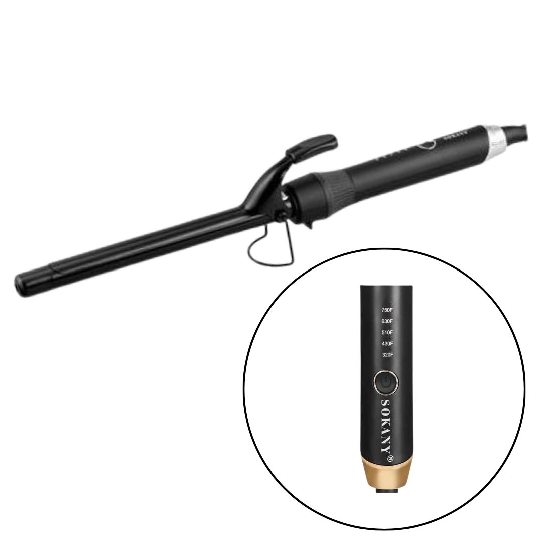 Επαγγελματικό Ψαλίδι Μαλλιών για Μπούκλες με Κεραμική Επίστρωση, Διάμετρο 28mm & Μέγιστη Θερμοκρασία 400 Βαθμούς Κελσίου - Sokany Επαγγελματικό Ψαλίδι Μαλλιών για Μπούκλες με Κεραμική Επίστρωση, Διάμετρο 28mm & Μέγιστη Θερμοκρασία 400 Βαθμούς Κελσίου - Sokany