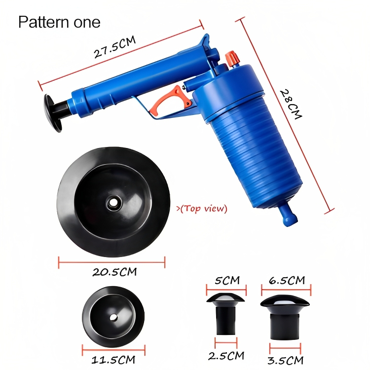 Επαγγελματικός Αποφρακτήρας Χειρός Ισχυρής Πίεσης - Air Drain Blaster Professional - Με 4 Ακροφύσια σε Διαφορετικά Μεγέθη Επαγγελματικός Αποφρακτήρας Χειρός Ισχυρής Πίεσης - Air Drain Blaster Professional - Με 4 Ακροφύσια σε Διαφορετικά Μεγέθη