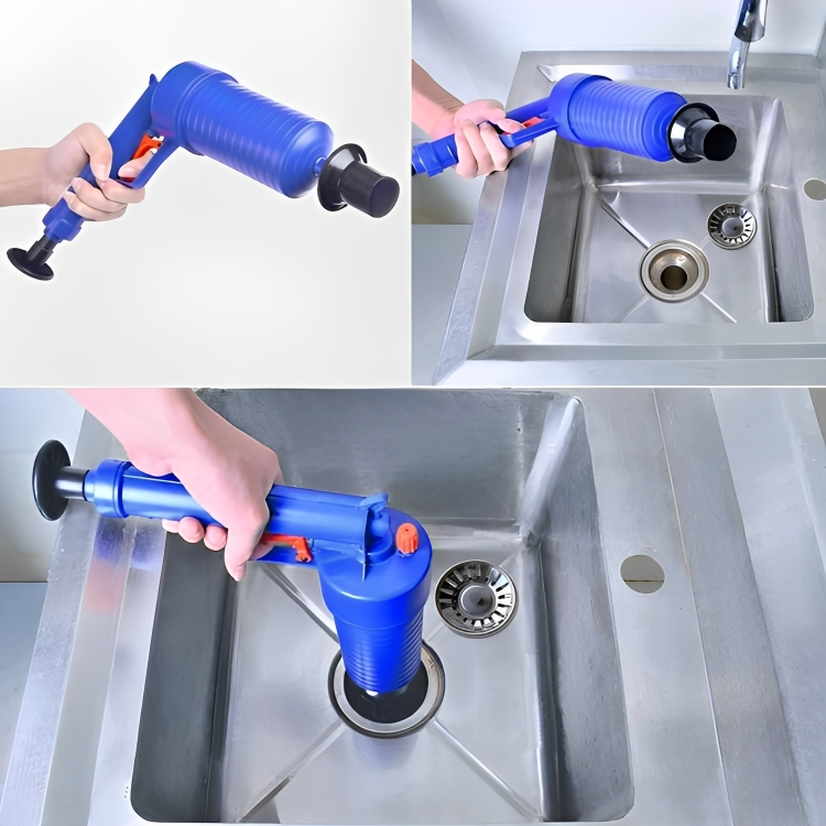 Επαγγελματικός Αποφρακτήρας Χειρός Ισχυρής Πίεσης - Air Drain Blaster Professional - Με 4 Ακροφύσια σε Διαφορετικά Μεγέθη Επαγγελματικός Αποφρακτήρας Χειρός Ισχυρής Πίεσης - Air Drain Blaster Professional - Με 4 Ακροφύσια σε Διαφορετικά Μεγέθη