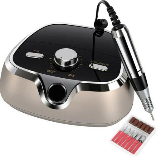 Επαγγελματικός Τροχός Μανικιούρ Πεντικιούρ 35W 35000 RPM με Πεντάλ σε Χρυσό Χρώμα Επαγγελματικός Τροχός Μανικιούρ Πεντικιούρ 35W 35000 RPM με Πεντάλ σε Χρυσό Χρώμα