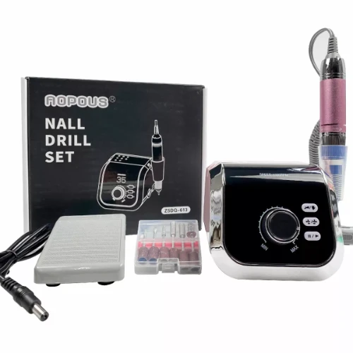 Επαγγελματικός Τροχός Νυχιών 45.000 RPM 65W με Πεντάλ και LED Οθόνη Επαγγελματικός Τροχός Νυχιών 45.000 RPM 65W με Πεντάλ και LED Οθόνη