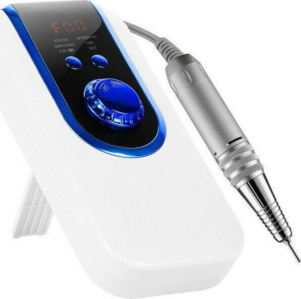 Επαγγελματικός Τροχός Νυχιών Μπαταρίας 30000rpm 72W Mπλε/Λευκό - BlueQ Επαγγελματικός Τροχός Νυχιών Μπαταρίας 30000rpm 72W Mπλε/Λευκό - BlueQ