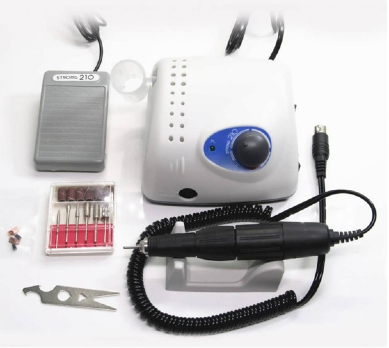 Επαγγελματικός Χειροκίνητος Τροχός Μανικιούρ - Πεντικιούρ με Πεντάλ - 35000RPM Strong 210 Επαγγελματικός Χειροκίνητος Τροχός Μανικιούρ - Πεντικιούρ με Πεντάλ - 35000RPM Strong 210