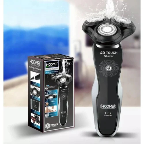 Επαναφορτιζόμενη Αδιάβροχη Ξυριστική Μηχανή με 3 Κεφαλές - Hoomei Επαναφορτιζόμενη Αδιάβροχη Ξυριστική Μηχανή με 3 Κεφαλές - Hoomei