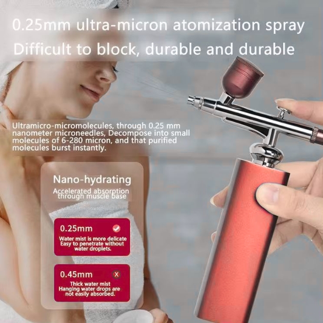 Επαναφορτιζόμενη Φορητή Συσκευή Ενυδάτωσης & Οξυγονοθεραπείας με Δοχείο 20mL - 14,5 x 3,5 x 15cm Επαναφορτιζόμενη Φορητή Συσκευή Ενυδάτωσης & Οξυγονοθεραπείας με Δοχείο 20mL - 14,5 x 3,5 x 15cm