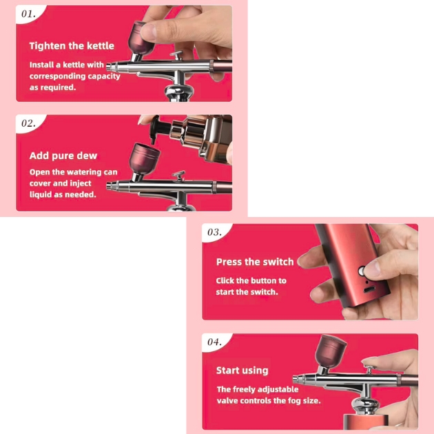 Επαναφορτιζόμενη Φορητή Συσκευή Ενυδάτωσης & Οξυγονοθεραπείας με Δοχείο 20mL - 14,5 x 3,5 x 15cm Επαναφορτιζόμενη Φορητή Συσκευή Ενυδάτωσης & Οξυγονοθεραπείας με Δοχείο 20mL - 14,5 x 3,5 x 15cm