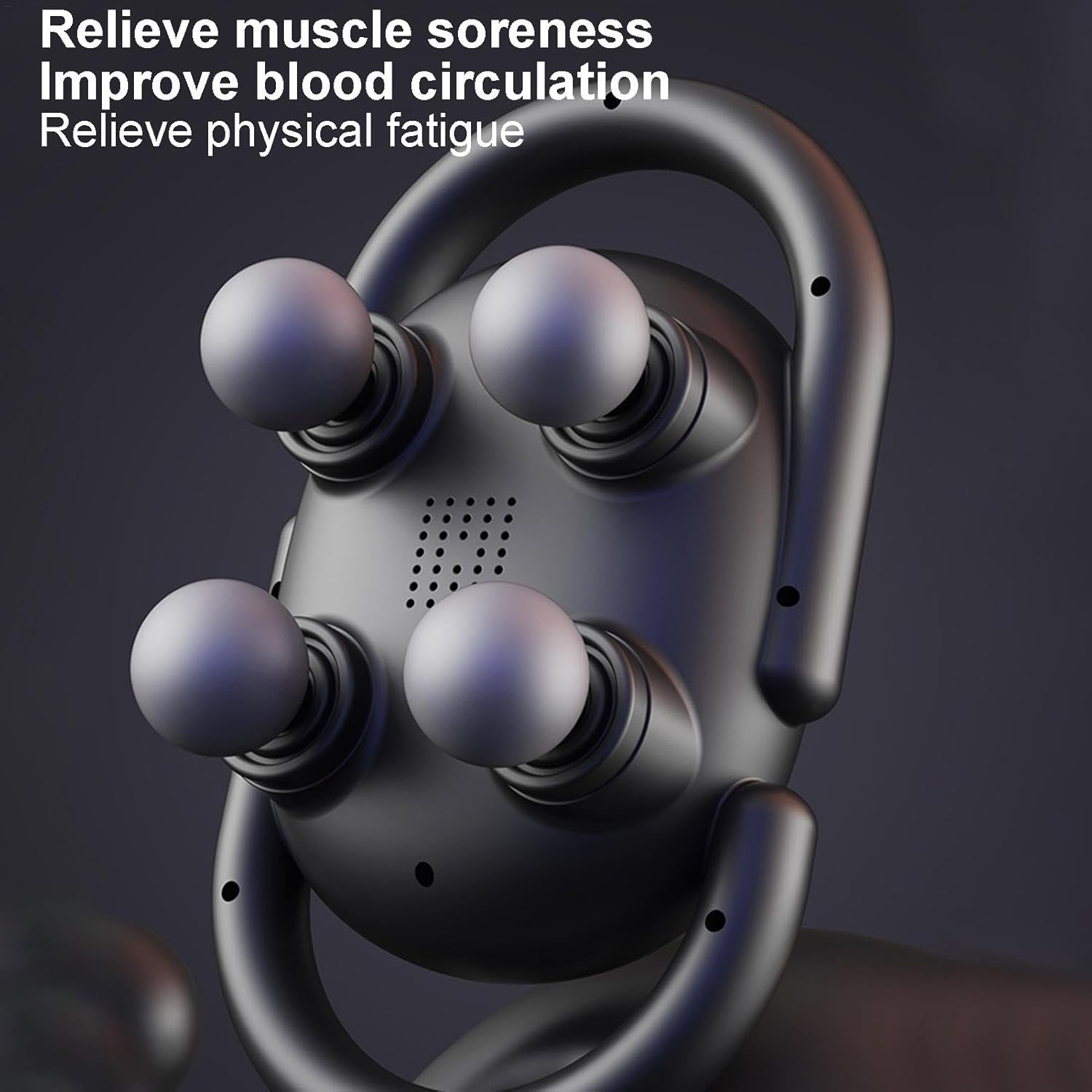 Επαναφορτιζόμενη Φορητή Συσκευή Μασάζ με 4 Κεφαλές, Ρυθμιζόμενης Έντασης 20 Επιπέδων για Όλο το Σώμα Επαναφορτιζόμενη Φορητή Συσκευή Μασάζ με 4 Κεφαλές, Ρυθμιζόμενης Έντασης 20 Επιπέδων για Όλο το Σώμα