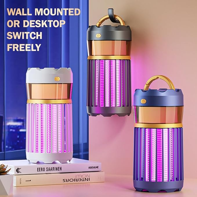 Επαναφορτιζόμενη Ηλεκτρική Λάμπα Κουνουπιών με UV Φως και USB Επαναφορτιζόμενη Ηλεκτρική Λάμπα Κουνουπιών με UV Φως και USB