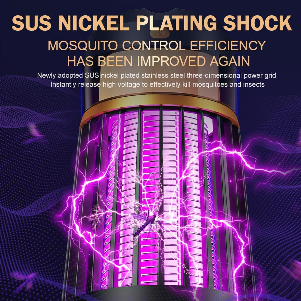 Επαναφορτιζόμενη Ηλεκτρική Λάμπα Κουνουπιών με UV Φως και USB Επαναφορτιζόμενη Ηλεκτρική Λάμπα Κουνουπιών με UV Φως και USB