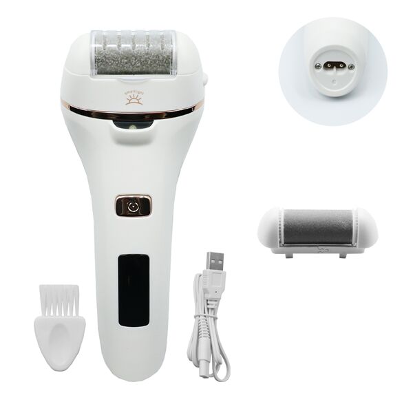Επαναφορτιζόμενη Ηλεκτρική Λίμα Ποδιών με Ρυθμιζόμενη Ταχύτητα και Αδιάβροχη Προστασία Λευκή Επαναφορτιζόμενη Ηλεκτρική Λίμα Ποδιών με Ρυθμιζόμενη Ταχύτητα και Αδιάβροχη Προστασία Λευκή