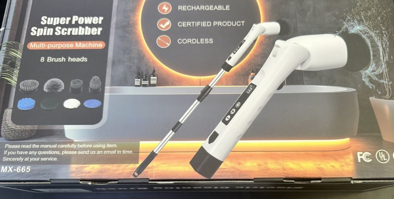 Επαναφορτιζόμενη Ηλεκτρική Βούρτσα Καθαρισμού Μπάνιου με Ρυθμιζόμενη Λαβή, Αδιάβροχη Προστασία και 8 Ανταλλακτικές Βούρτσες - USB Spin Scrubber Brush Επαναφορτιζόμενη Ηλεκτρική Βούρτσα Καθαρισμού Μπάνιου με Ρυθμιζόμενη Λαβή, Αδιάβροχη Προστασία και 8 Ανταλλακτικές Βούρτσες - USB Spin Scrubber Brush