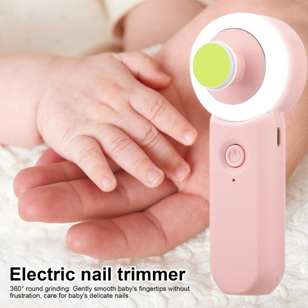 Επαναφορτιζόμενη Ηλεκτρική Βρεφική Λίμα Νυχιών με 6 Κεφαλές Ροζ Επαναφορτιζόμενη Ηλεκτρική Βρεφική Λίμα Νυχιών με 6 Κεφαλές Ροζ