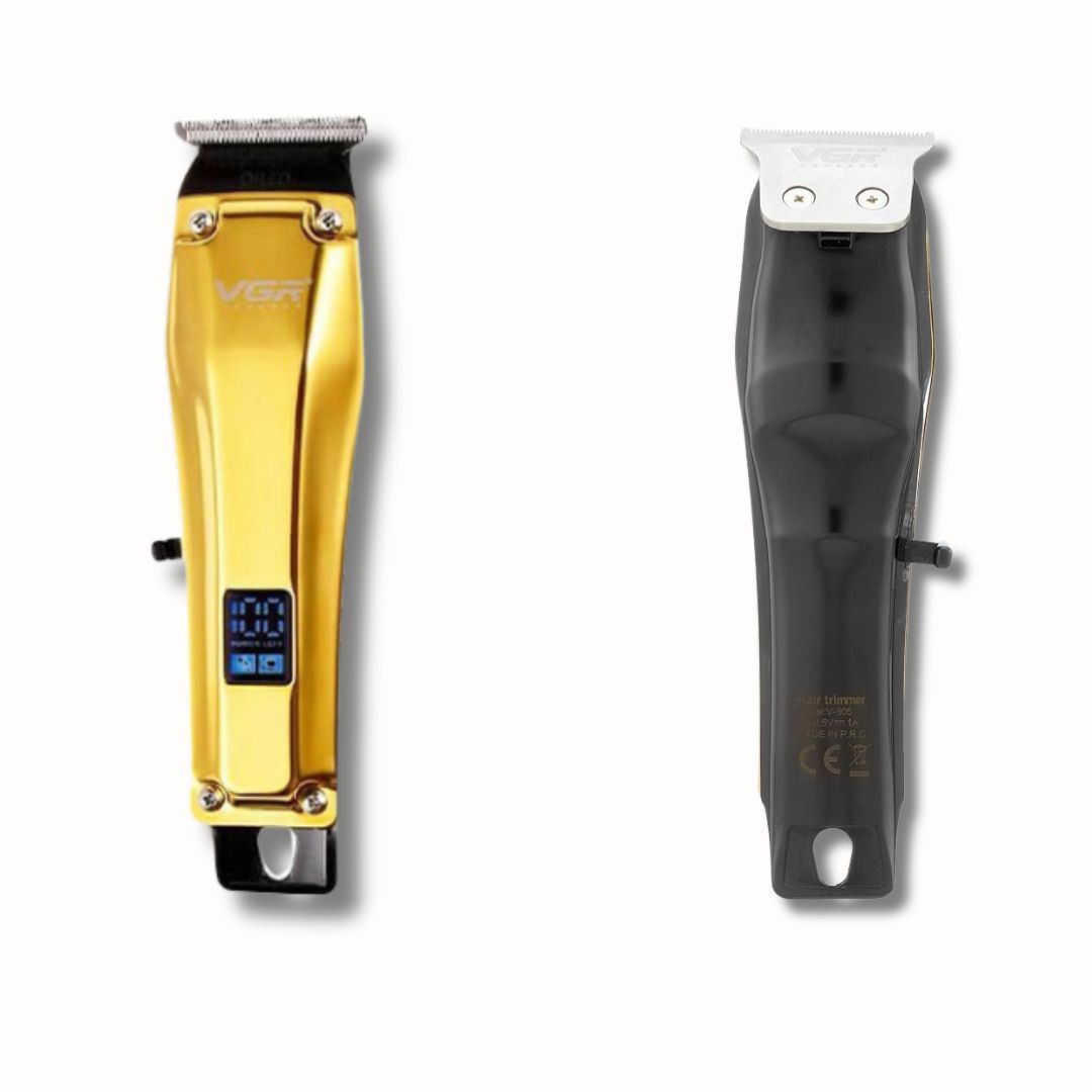 Επαναφορτιζόμενη Κουρευτική Μηχανή σε Χρυσό Χρώμα VGR V-905 Επαναφορτιζόμενη Κουρευτική Μηχανή σε Χρυσό Χρώμα VGR V-905