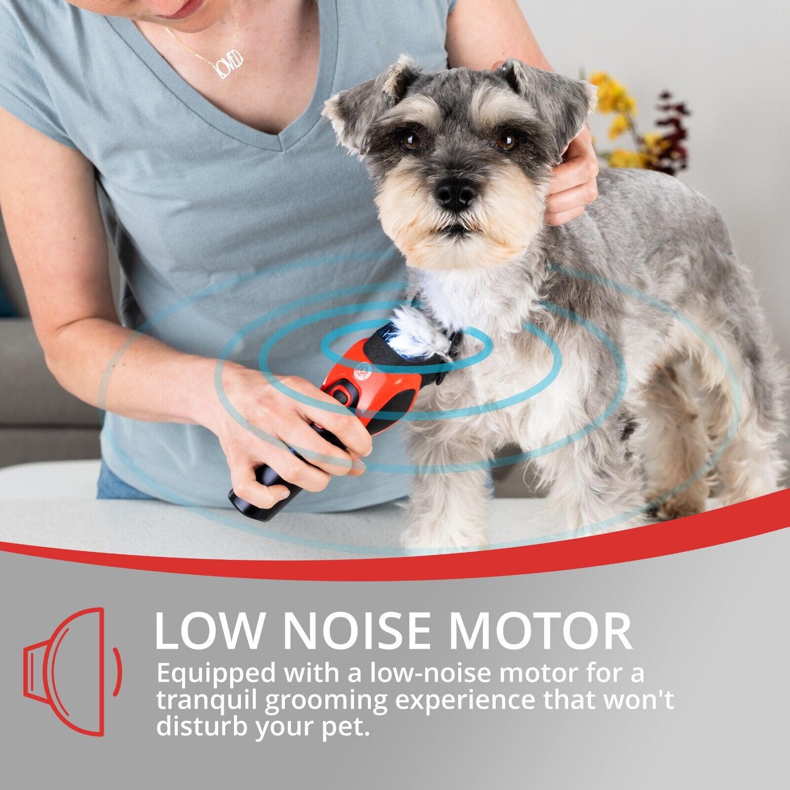 Επαναφορτιζόμενη Κουρευτική Μηχανή Σκύλων 10W με 4 Χτένες Κοπής - VGR Επαναφορτιζόμενη Κουρευτική Μηχανή Σκύλων 10W με 4 Χτένες Κοπής - VGR