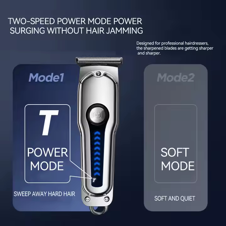 Επαναφορτιζόμενη Κουρευτική Μηχανή T-Blade 2 Ταχυτήτων Aerbes Επαναφορτιζόμενη Κουρευτική Μηχανή T-Blade 2 Ταχυτήτων Aerbes