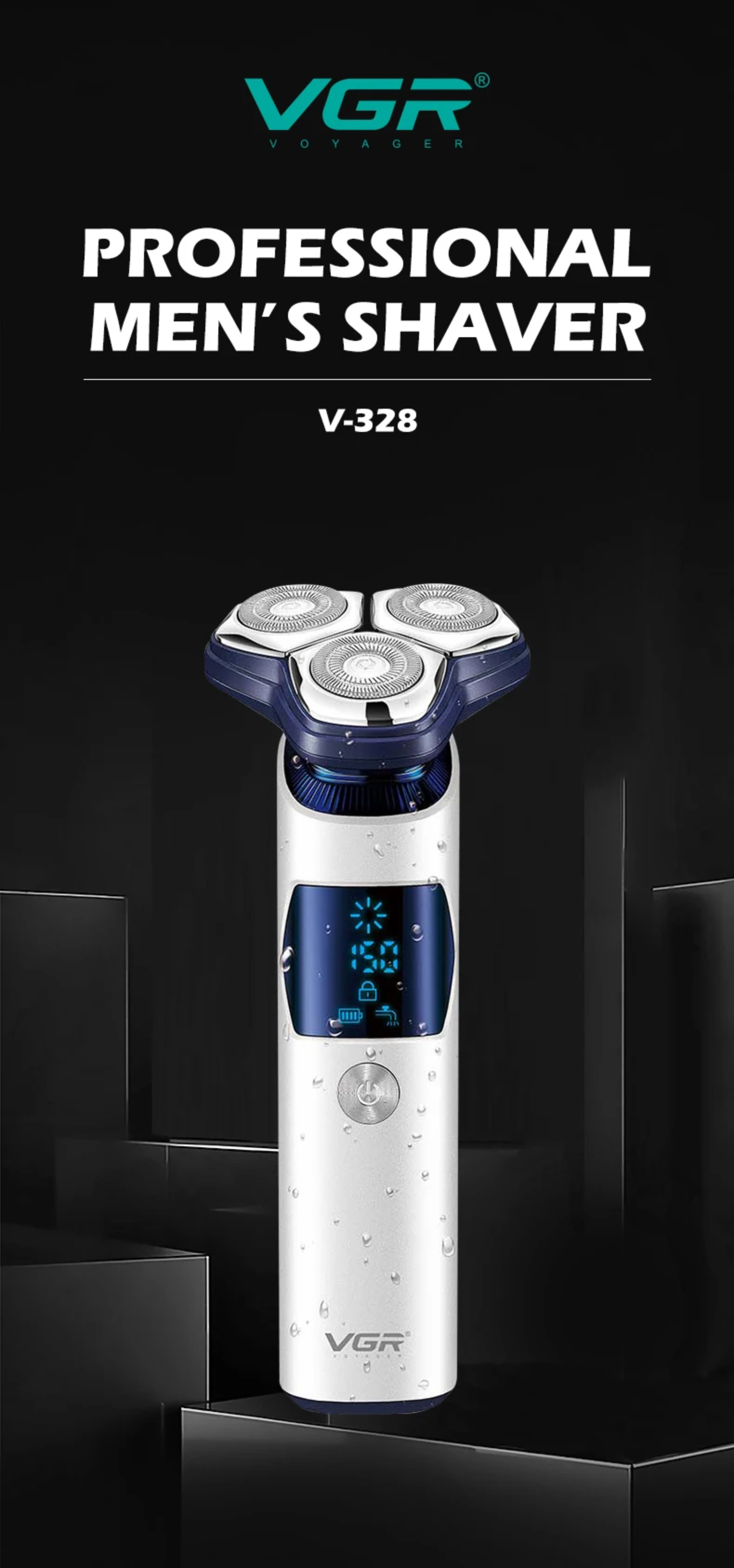 Επαναφορτιζόμενη- Ξυριστική - Κουρευτική - Trimmer Επαναφορτιζόμενη Μηχανή Προσώπου -VGR Επαναφορτιζόμενη- Ξυριστική - Κουρευτική - Trimmer Επαναφορτιζόμενη Μηχανή Προσώπου -VGR