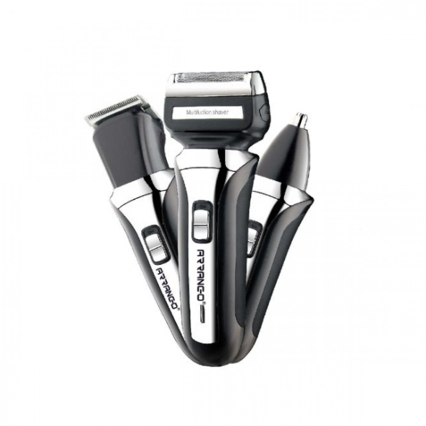 Επαναφορτιζόμενη Ξυριστική Μηχανή Με 3 Διαφορετικές Κεφαλές Arrango Επαναφορτιζόμενη Ξυριστική Μηχανή Με 3 Διαφορετικές Κεφαλές Arrango