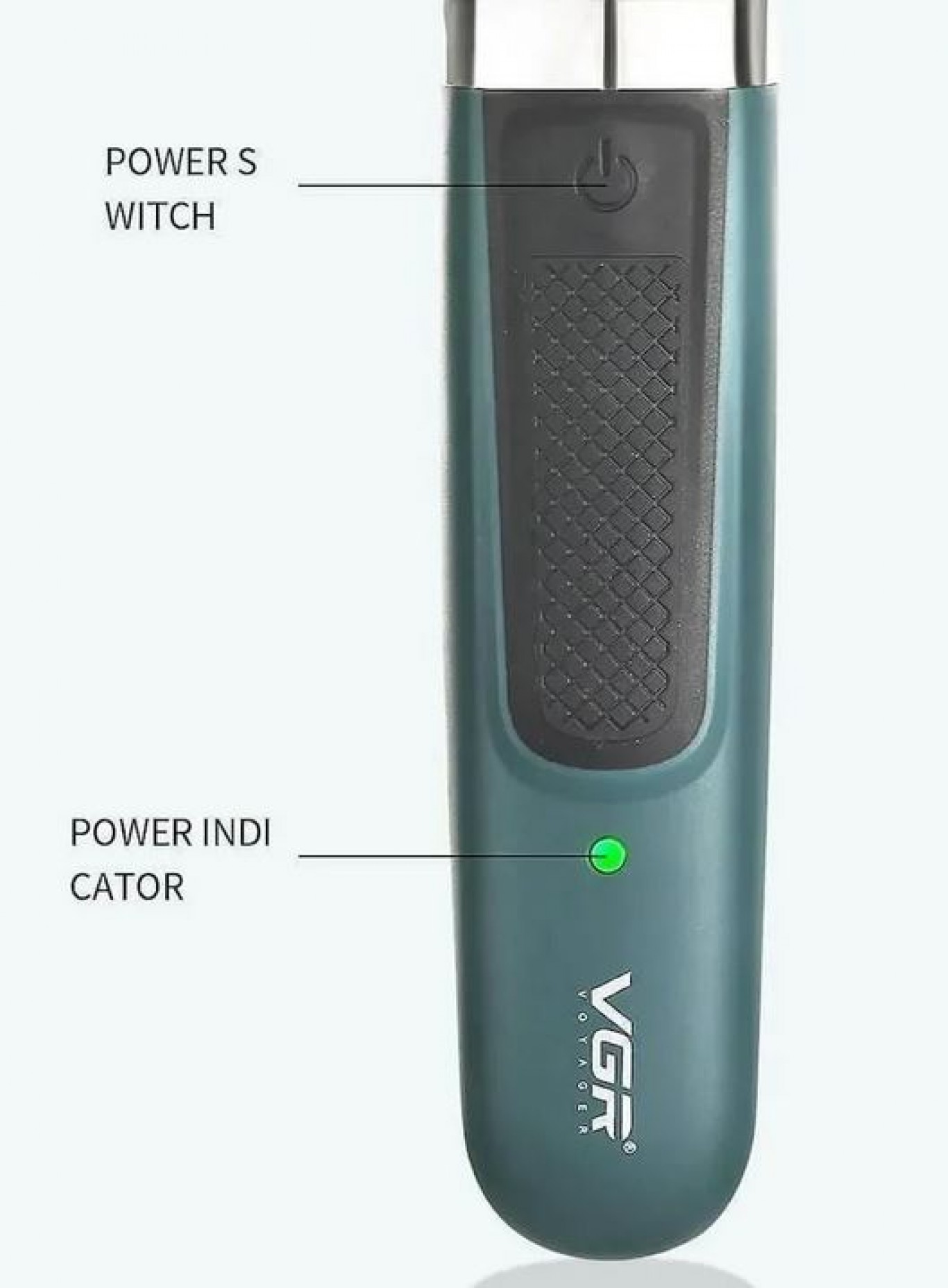 Επαναφορτιζόμενη Ξυριστική Μηχανή με Ρύθμιση Μήκους Κοπής και Ανοξείδωτη Κεφαλή VGR Επαναφορτιζόμενη Ξυριστική Μηχανή με Ρύθμιση Μήκους Κοπής και Ανοξείδωτη Κεφαλή VGR