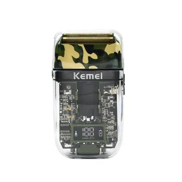 Επαναφορτιζόμενη Ξυριστική Μηχανή σε Χρώμα Παραλλαγής με Αντιαλλεργικό Πλέγμα Χρυσού Τιτανίου Υψηλή Αυτονομία και Τεχνολογία Γρήγορης Φόρτισης KEMEI Επαναφορτιζόμενη Ξυριστική Μηχανή σε Χρώμα Παραλλαγής με Αντιαλλεργικό Πλέγμα Χρυσού Τιτανίου Υψηλή Αυτονομία και Τεχνολογία Γρήγορης Φόρτισης KEMEI