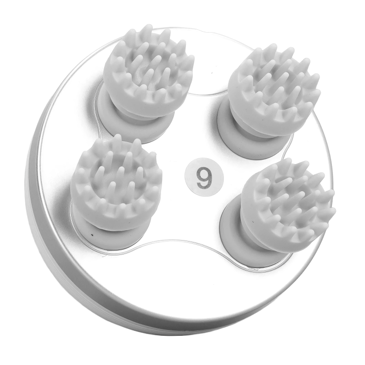 Επαναφορτιζόμενη Περιστρεφόμενη Συσκευή Μασάζ Κεφαλιού Επαναφορτιζόμενη Περιστρεφόμενη Συσκευή Μασάζ Κεφαλιού