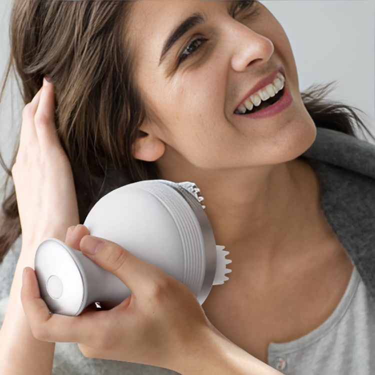 Επαναφορτιζόμενη Περιστρεφόμενη Συσκευή Μασάζ Κεφαλιού Επαναφορτιζόμενη Περιστρεφόμενη Συσκευή Μασάζ Κεφαλιού
