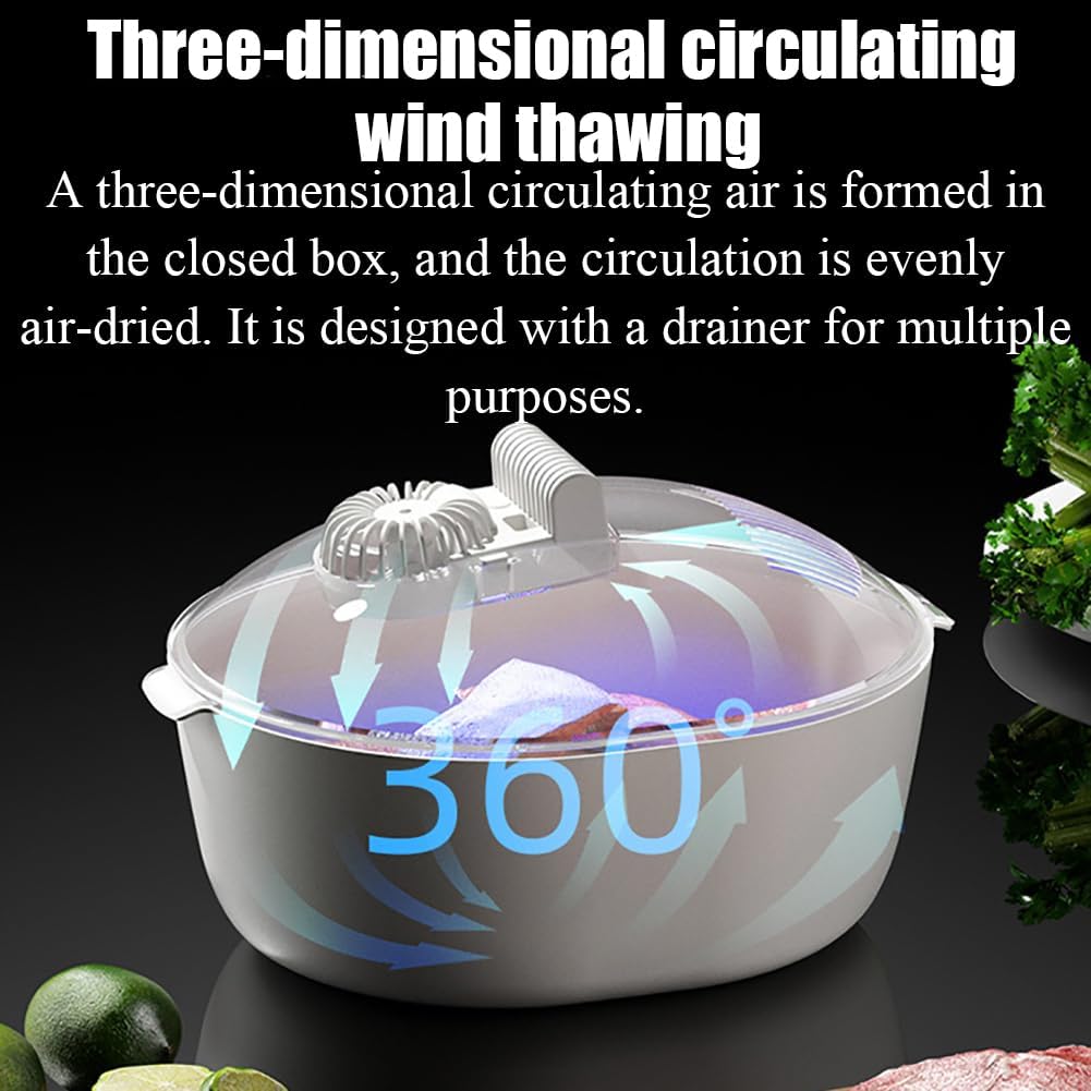 Επαναφορτιζόμενη Πολυλειτουργική Συσκευή Απόψυξης Τροφίμων, Αποστείρωσης, Συντήρησης και Αποθήκευσης με Καλάθι Αποστράγγισης Επαναφορτιζόμενη Πολυλειτουργική Συσκευή Απόψυξης Τροφίμων, Αποστείρωσης, Συντήρησης και Αποθήκευσης με Καλάθι Αποστράγγισης