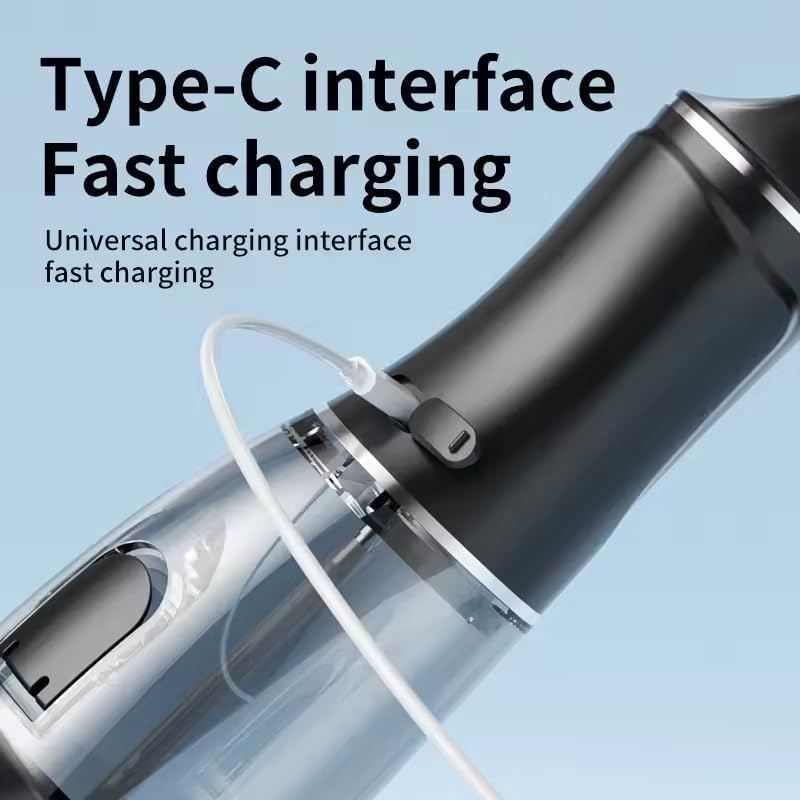 Επαναφορτιζόμενη Συσκευή Καθαρισμού Δοντιών με Πίεση Νερού 380ml & 4 Ακροφύσια Επαναφορτιζόμενη Συσκευή Καθαρισμού Δοντιών με Πίεση Νερού 380ml & 4 Ακροφύσια