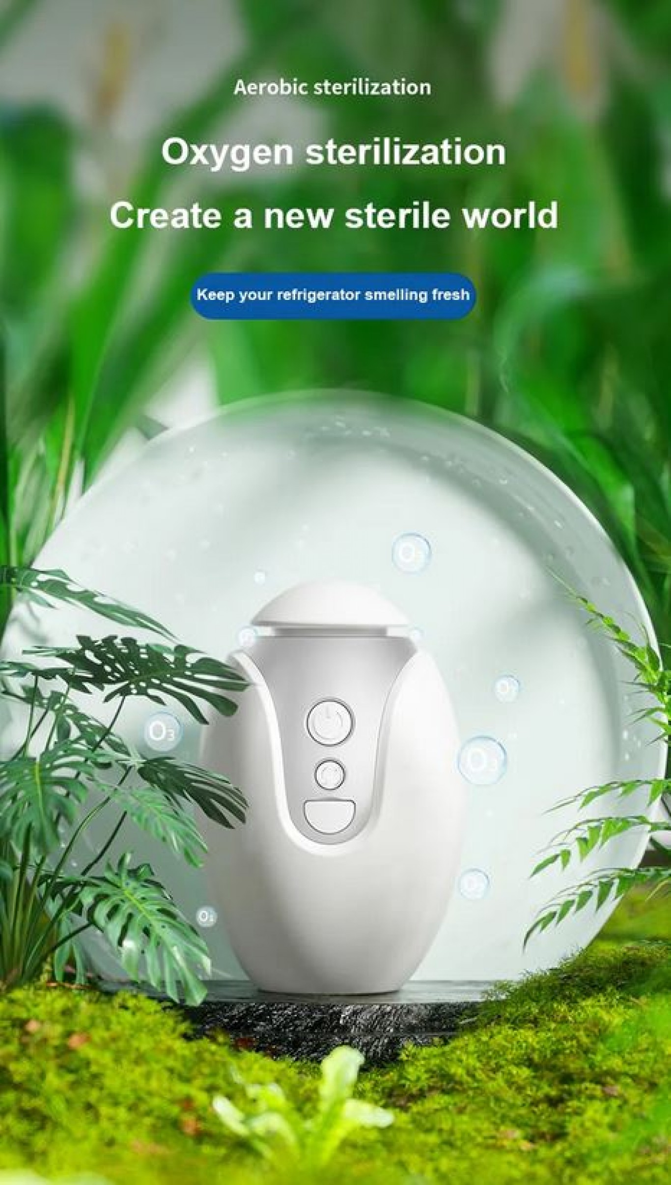 Επαναφορτιζόμενη Συσκευή Οζοντος για το Ψυγείο για Απολύμανση και Διατήρηση Τροφίμων Επαναφορτιζόμενη Συσκευή Οζοντος για το Ψυγείο για Απολύμανση και Διατήρηση Τροφίμων