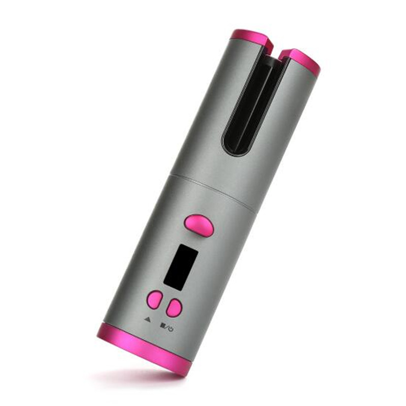 Επαναφορτιζόμενη USB Ασύρματη Φορητή Συσκευή για Μπούκλες Andowl με Ενσωματωμένη Μπαταρία και με Οθόνη LCD Επαναφορτιζόμενη USB Ασύρματη Φορητή Συσκευή για Μπούκλες Andowl με Ενσωματωμένη Μπαταρία και με Οθόνη LCD