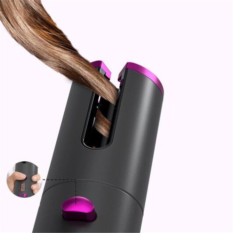 Επαναφορτιζόμενη USB Ασύρματη Φορητή Συσκευή για Μπούκλες Andowl με Ενσωματωμένη Μπαταρία και με Οθόνη LCD Επαναφορτιζόμενη USB Ασύρματη Φορητή Συσκευή για Μπούκλες Andowl με Ενσωματωμένη Μπαταρία και με Οθόνη LCD